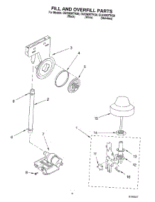 06 - Fill And Overfill parts for Whirlpool Dishwasher GU2300XTKB0 from AppliancePartsPros.com