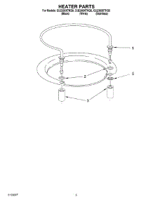 05 - Heater parts for Whirlpool Dishwasher GU2300XTKS0 from AppliancePartsPros.com
