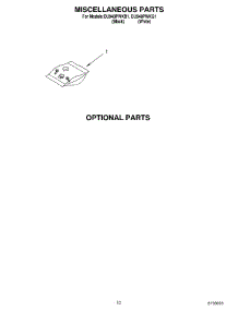 07 - Miscellaneous, Optional parts for Whirlpool Dishwasher DU948PWKQ1 from AppliancePartsPros.com