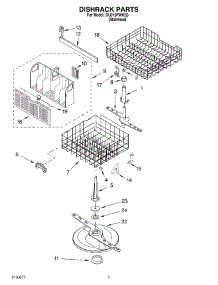 05 - Dishrack parts for Whirlpool Dishwasher DU915PWKS0 from AppliancePartsPros.com