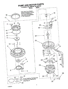 04 - Pump And Motor parts for Whirlpool Dishwasher DUL100PKB0 from AppliancePartsPros.com