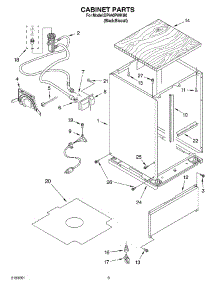 06 - Cabinet parts for Whirlpool Dishwasher DP940PWKM0 from AppliancePartsPros.com
