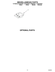07 - Miscellaneous, Optional parts for Whirlpool Dishwasher DU940PWKT1 from AppliancePartsPros.com