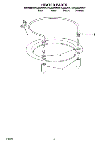 05 - Heater Parts parts for Whirlpool Dishwasher DUL300XTKS0 from AppliancePartsPros.com