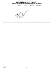 12 - Miscellaneous Parts Optional Parts (Not Included) parts for Whirlpool Dishwasher DUL300XTKS0 from AppliancePartsPros.com