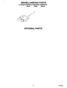 07 - Miscellaneous, Optional parts for Whirlpool Dishwasher DU940PWKB0 from AppliancePartsPros.com