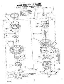 04 - Pump And Motor parts for Whirlpool Dishwasher DU920PWKQ0 from AppliancePartsPros.com