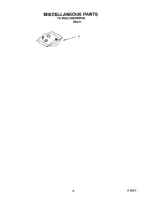 07 - Miscellaneous, Optional parts for Whirlpool Dishwasher DU810SWKU0 from AppliancePartsPros.com