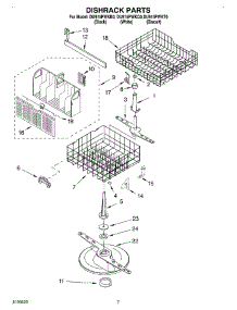 05 - Dishrack parts for Whirlpool Dishwasher DU915PWKQ0 from AppliancePartsPros.com