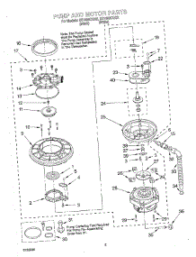 04 - Pump And Motor parts for Whirlpool Dishwasher DU1000CGQ2 from AppliancePartsPros.com