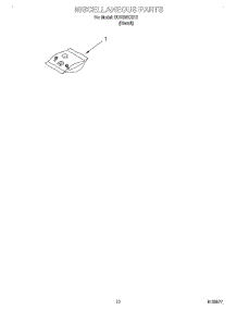 07 - Miscellaneous, Optional parts for Whirlpool Dishwasher DU1000CGT2 from AppliancePartsPros.com