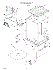 06 - Cabinet parts for Whirlpool Dishwasher DP920PFGY4 from AppliancePartsPros.com