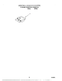 07 - Miscellaneous parts for Whirlpool Dishwasher GU960SCGB0 from AppliancePartsPros.com