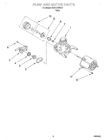 05 - Pump And Motor parts for Whirlpool Dishwasher DU811DWGU1 from AppliancePartsPros.com