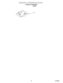 07 - Miscellaneous parts for Whirlpool Dishwasher DU840DWGX2 from AppliancePartsPros.com