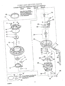 04 - Pump And Motor parts for Whirlpool Dishwasher DU920PFGT4 from AppliancePartsPros.com