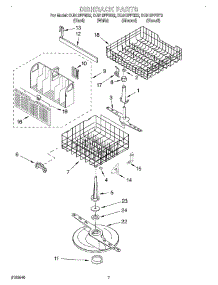05 - Dishrack parts for Whirlpool Dishwasher DU912PFGQ2 from AppliancePartsPros.com