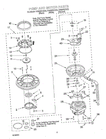 04 - Pump And Motor parts for Whirlpool Dishwasher DU925SCGZ3 from AppliancePartsPros.com