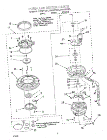 04 - Pump And Motor parts for Whirlpool Dishwasher DU912PFGZ1 from AppliancePartsPros.com
