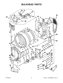 03 - Bulkhead Parts parts for Whirlpool Dryer WGD94HEXR0 from AppliancePartsPros.com
