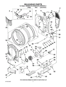 03 - Bulkhead Parts parts for Whirlpool Dryer WED95HEXL0 from AppliancePartsPros.com