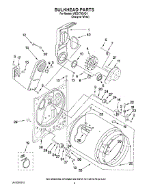 03 - Bulkhead Parts parts for Whirlpool Dryer WED5790VQ1 from AppliancePartsPros.com