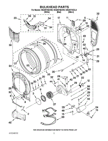 03 - Bulkhead Parts parts for Whirlpool Dryer WGD97HEXL0 from AppliancePartsPros.com
