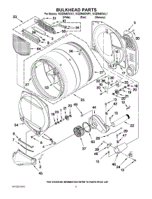 03 - Bulkhead Parts parts for Whirlpool Dryer WGD9450WW1 from AppliancePartsPros.com