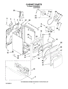 02 - Cabinet Parts parts for Whirlpool Dryer WGD6600WL0 from AppliancePartsPros.com