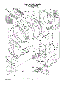 03 - Bulkhead Parts parts for Whirlpool Dryer 3XLER5437KQ6 from AppliancePartsPros.com