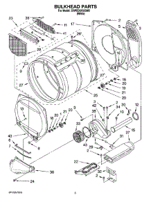 03 - Bulkhead Parts, Optional Parts (Not Included) parts for Whirlpool Dryer 3XWED5705SW2 from AppliancePartsPros.com