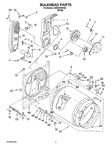 03 - Bulkhead Parts parts for Whirlpool Dryer WGD5790VQ0 from AppliancePartsPros.com