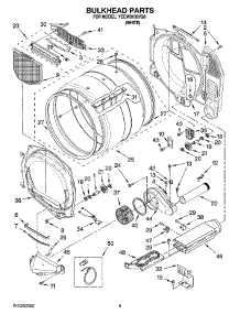 03 - Bulkhead Parts parts for Whirlpool Dryer YCEW9100VQ0 from AppliancePartsPros.com