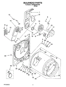 03 - Bulkhead Parts, Optional Parts (Not Included) parts for Whirlpool Dryer 4KWED5790VW0 from AppliancePartsPros.com