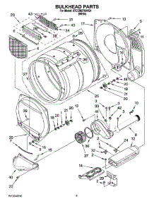 03 - Bulkhead Parts, Optional Parts (Not Included) parts for Whirlpool Dryer 8TCEM2760KQ1 from AppliancePartsPros.com