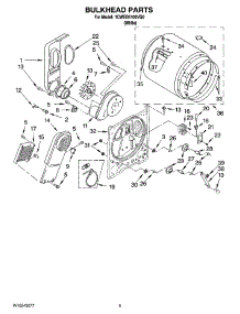 03 - Bulkhead Parts, Optional Parts (Not Included) parts for Whirlpool Dryer 1CWED5100VQ0 from AppliancePartsPros.com