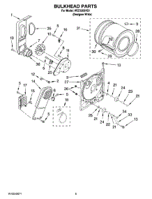 03 - Bulkhead Parts, Optional Parts (Not Included) parts for Whirlpool Dryer WED5000VQ1 from AppliancePartsPros.com