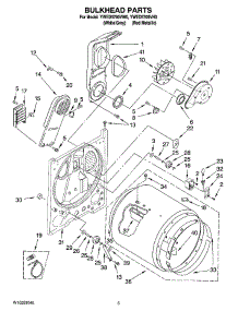 03 - Bulkhead Parts, Optional Parts (Not Included) parts for Whirlpool Dryer YWED5700VH0 from AppliancePartsPros.com