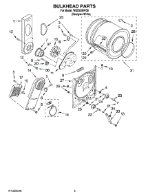 03 - Bulkhead Parts, Optional Parts (Not Included) parts for Whirlpool Dryer WED5590VQ0 from AppliancePartsPros.com