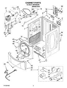 02 - Cabinet Parts parts for Whirlpool Dryer WED9300VU0 from AppliancePartsPros.com