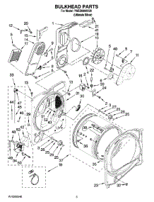 03 - Bulkhead Parts, Optional Parts (Not Included) parts for Whirlpool Dryer YWED6600VU0 from AppliancePartsPros.com