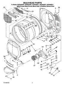 03 - Bulkhead Parts parts for Whirlpool Dryer WGD9400SU1 from AppliancePartsPros.com