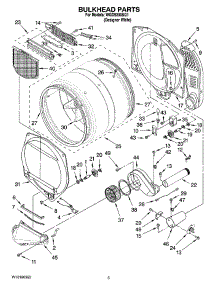 03 - Bulkhead Parts parts for Whirlpool Dryer WGD9200SQ1 from AppliancePartsPros.com
