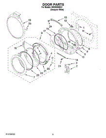 05 - Door Parts, Optional Parts (Not Included) parts for Whirlpool Dryer WGD9200SQ1 from AppliancePartsPros.com