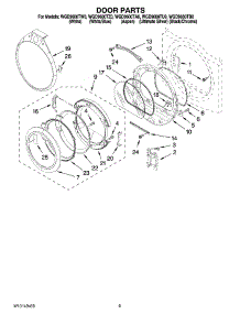05 - Door Parts, Optional Parts (Not Included) parts for Whirlpool Dryer WGD9600TU0 from AppliancePartsPros.com