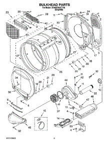 03 - Bulkhead Parts parts for Whirlpool Dryer 3RAWZ481ETH0 from AppliancePartsPros.com