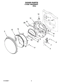 05 - Door Parts, Optional Parts (Not Included) parts for Whirlpool Dryer 7MWGD8500SR0 from AppliancePartsPros.com