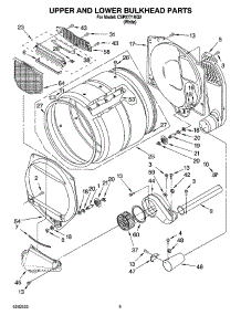08 - Upper And Lower Bulkhead Parts, Optional parts for Whirlpool Dryer CSP2771KQ2 from AppliancePartsPros.com