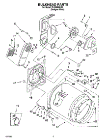 03 - Bulkhead Parts parts for Whirlpool Dryer YLEQ8000JQ2 from AppliancePartsPros.com