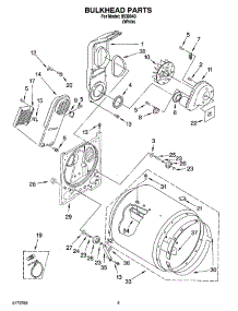03 - Bulkhead Parts parts for Whirlpool Dryer 8530040 from AppliancePartsPros.com